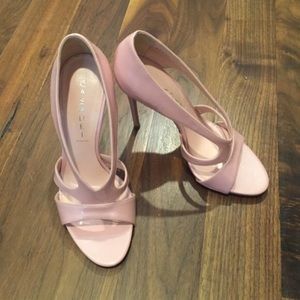 Casadei pale pink patent heels. Never worn!